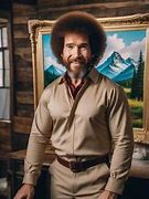 Image result for Bob Ross Suit