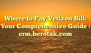 Image result for Verizon Wireless Bill Pay