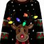 Image result for Lighted Ugly Christmas Sweaters