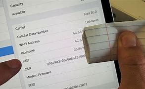 Image result for Find Imei On New iPad