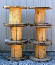 Image result for Art Wooden Cable Spools