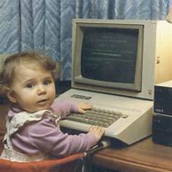 Image result for Old Apple II Computer