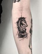 Image result for Knight Chess Piece Tattoo