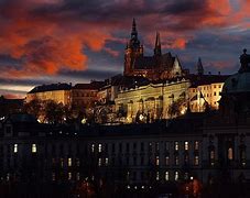 Image result for Prague Castle at Night