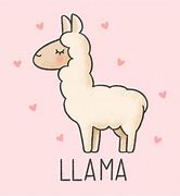 Image result for Cute Llama Drawing