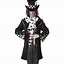 Image result for Black and White Mad Hatter Costume