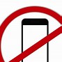 Image result for No Cell Phone Red