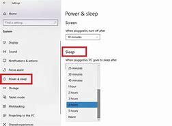 Image result for Power Sleep Settings