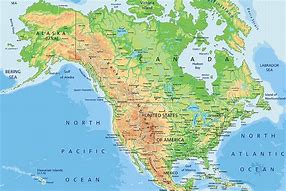 Image result for United States Map and Oceans