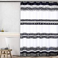 Image result for Black White Shower Curtain