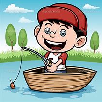 Image result for Fishing Clip Arat for Kids
