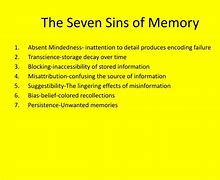 Image result for Sins of False Memory