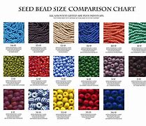 Image result for Printable Bead Size Masuring Chart