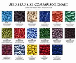 Image result for Seed Beads per Gram Chart