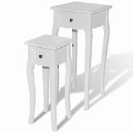 Image result for White Phone Table