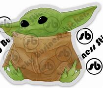 Image result for Baby Yoda Sitting