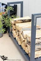 Image result for Firewood Storage Rack Ideas