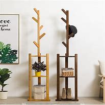 Image result for Wooden Hanger Stand