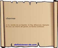 Image result for chorreo