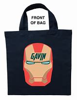 Image result for Iron Man Trick or Treat Bag