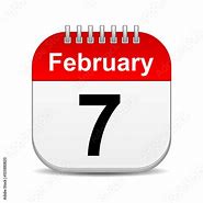 Image result for February 7 Calendar