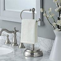 Image result for Polished Nickel Countertop Hand Towel Holder