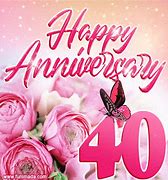 Image result for 40 Anniversary Cartoon Images