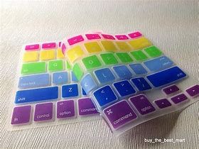 Image result for Rainbow Keyboard Cover MacBook Pro