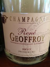 Image result for Rene Geoffroy Champagne Rose Saignee Brut