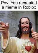 Image result for Roblox Jesus Meme