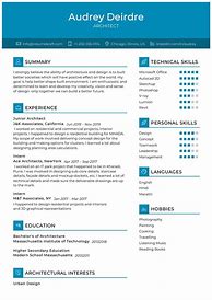 Image result for Architecture Resume Template
