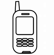 Image result for Black Phone Clip Art