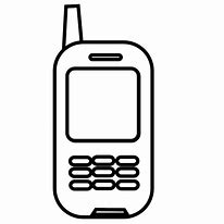 Image result for Telephone Clip Art Black White