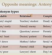 Image result for Relational Antonyms