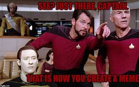 Image result for Funny Star Trek Riker Memes