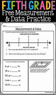 Image result for Measurement Worksheet for Fifth Grade