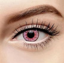 Image result for Pink Eye Contact Lenses