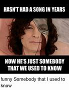 Image result for Somebody We Used to Know Meme