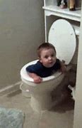 Image result for Baby in Toilet On an iPad Meme