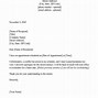 Image result for Cancel Appointment Letter Sample