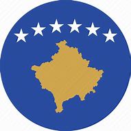 Image result for Kosovo Flag as a Circle