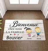 Image result for Paillasson Personnalise Famille