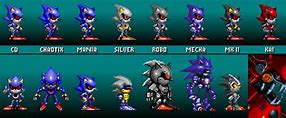 Image result for Master Mecha Sonic Sprites