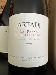 Artadi Rioja Poza Ballesteros に対する画像結果