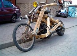 Image result for Homemade Wooden Motorcycle