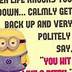 Image result for Minion Sunday Quotes