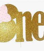 Image result for Minnie Mouse Head Pink and Gold Flowers