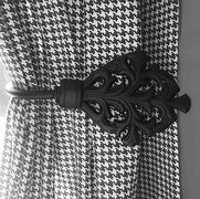 Image result for Black Metal Curtain Tie Backs