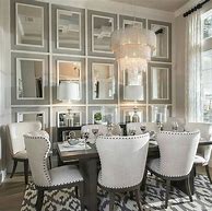 Image result for Dining Room Decor Mirror On Wall