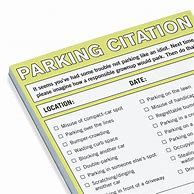 Image result for Parking Citation Notes Pad
